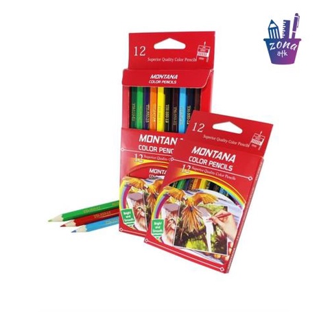 

PENSIL WARNA / COLOUR PANCIL MONTANA PENDEK (12 WARNA)