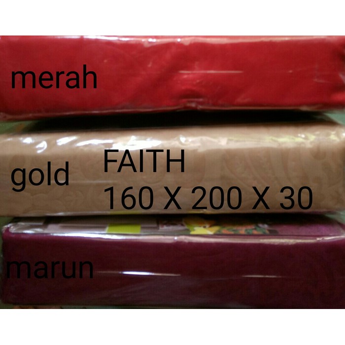 sprei katun jepang polos warna 160 x 200 x 30