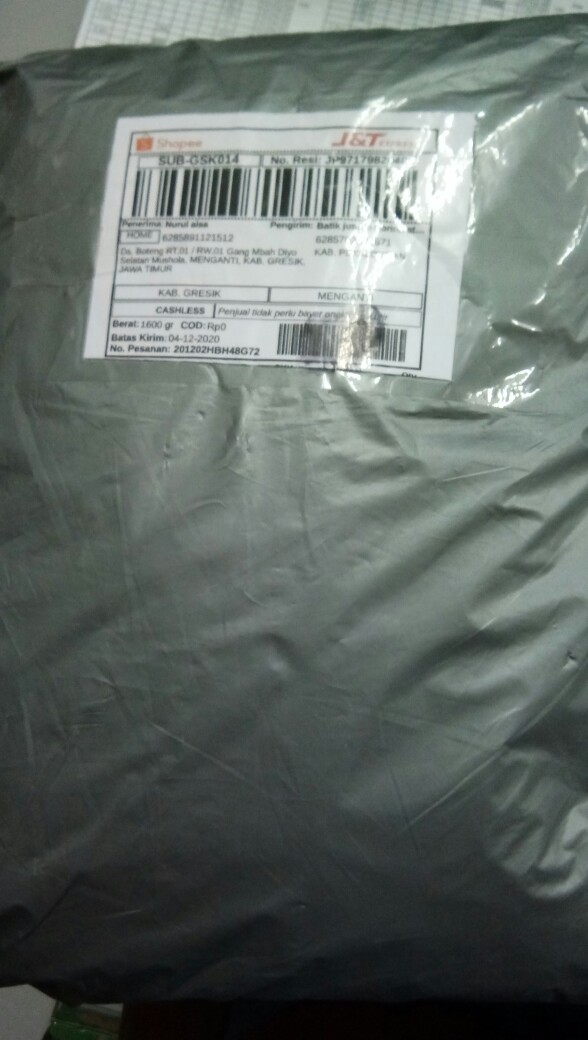 Batik Dolby Dolbi Dobby Tenun Sutra Tulis Katun Atbm Baron Atasan Batik Wanita Jumbo Xxlsogan Srg308