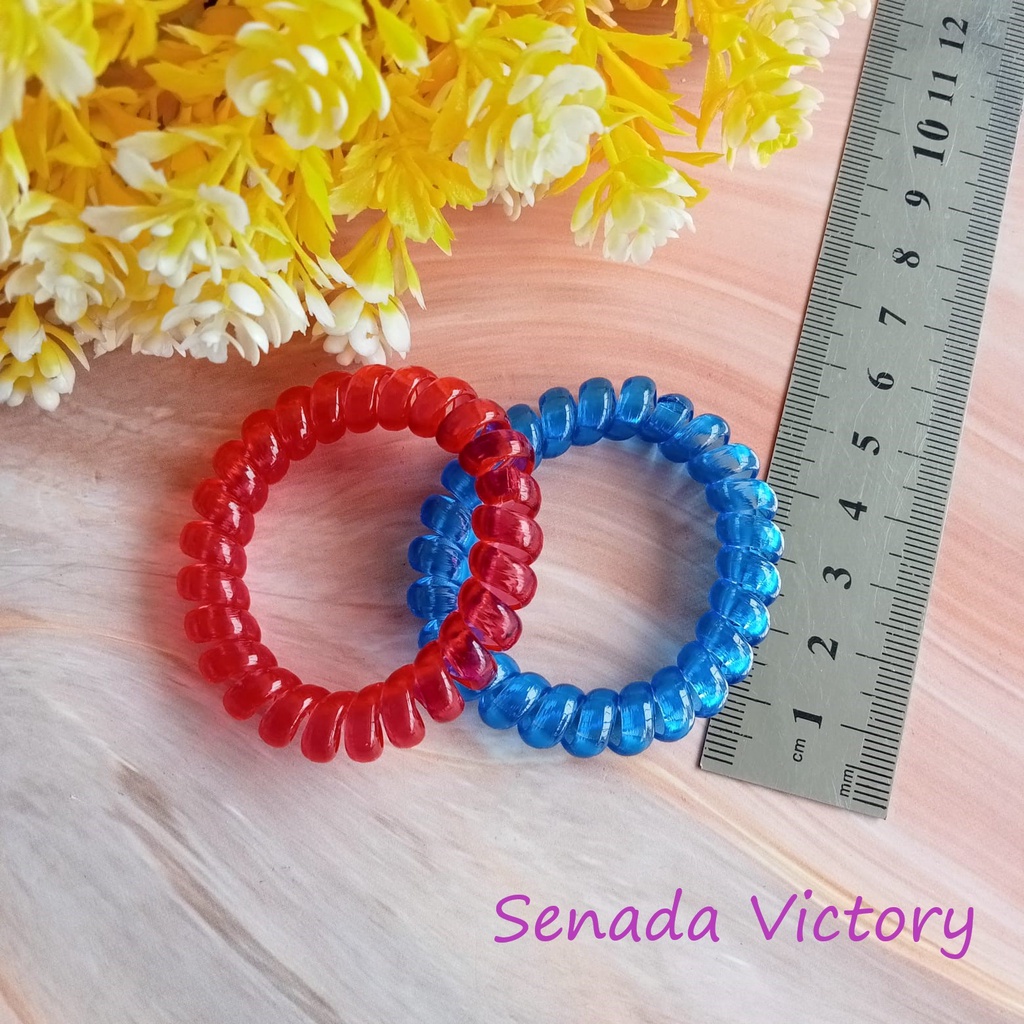 Senada Victory Ikat rambut kabel Warna Warni Kunciran Rambut Telpon SVI001
