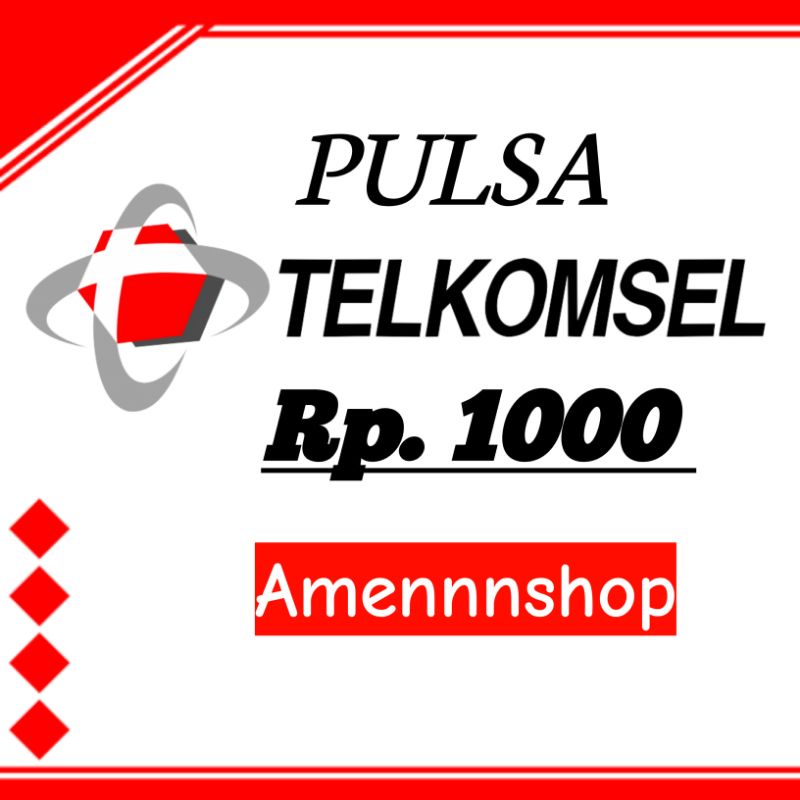 Pulsa Telkomsel murah seribuan