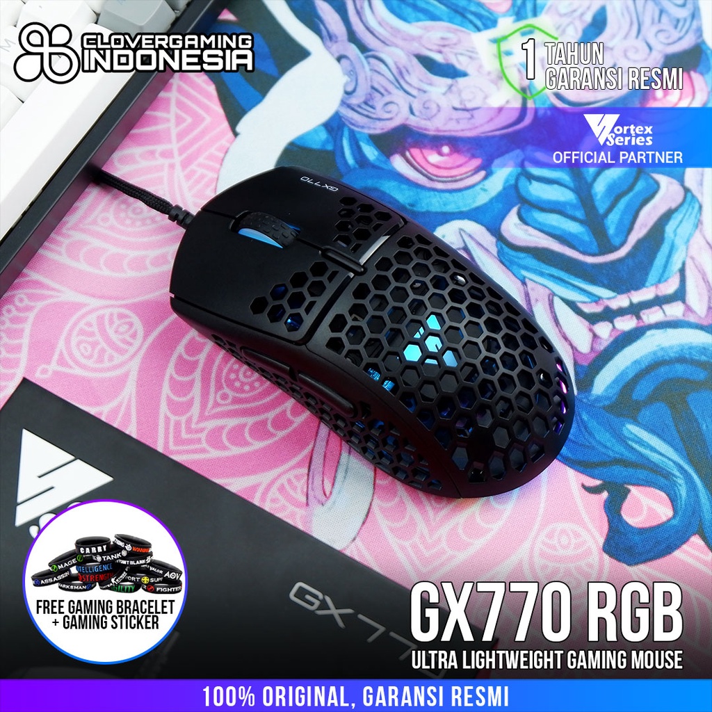 VortexSeries GX770 RGB - Ultra Lightweight Gaming Mouse