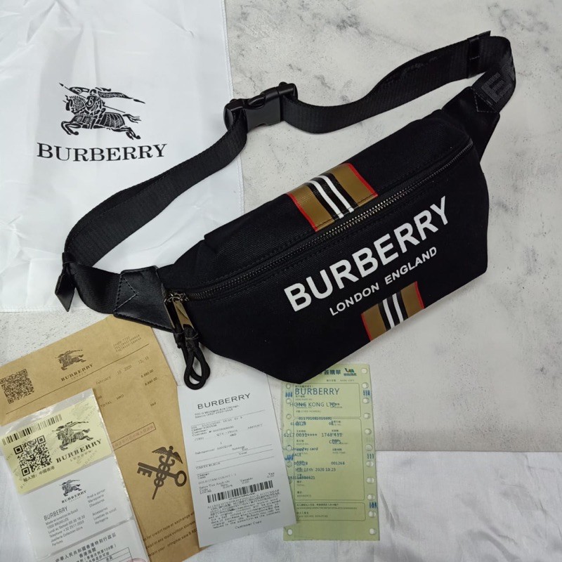 Waistbag Burberry Sonny icon Stripe belt Bag