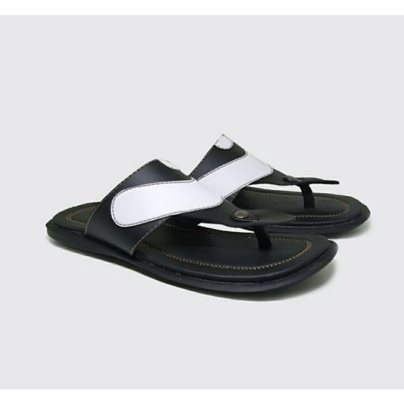 Sandal Jepit M15 Ukuran Big Size 44-45-46-47-48 Jepit Kulit Kasual Pria Exlusive Size JUMBO Gemuk Lebar