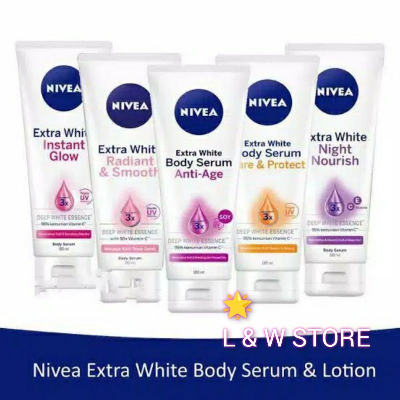 Nivea White Body Serum 180ml