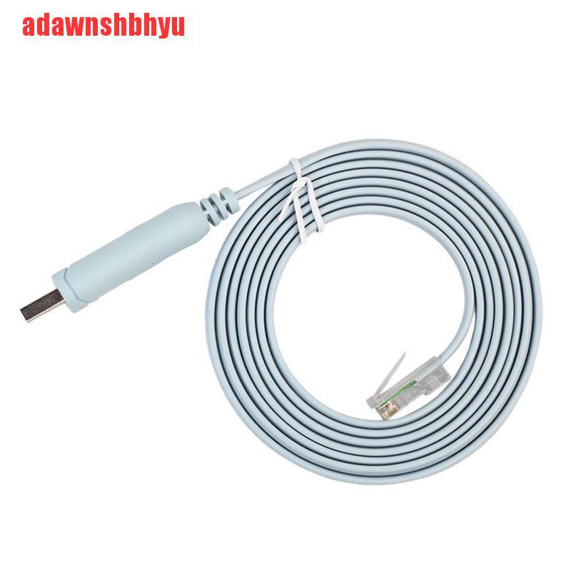 Adaptorwnshbhyu Kabel USB Ke RJ45 Untuk Konsol Cisco