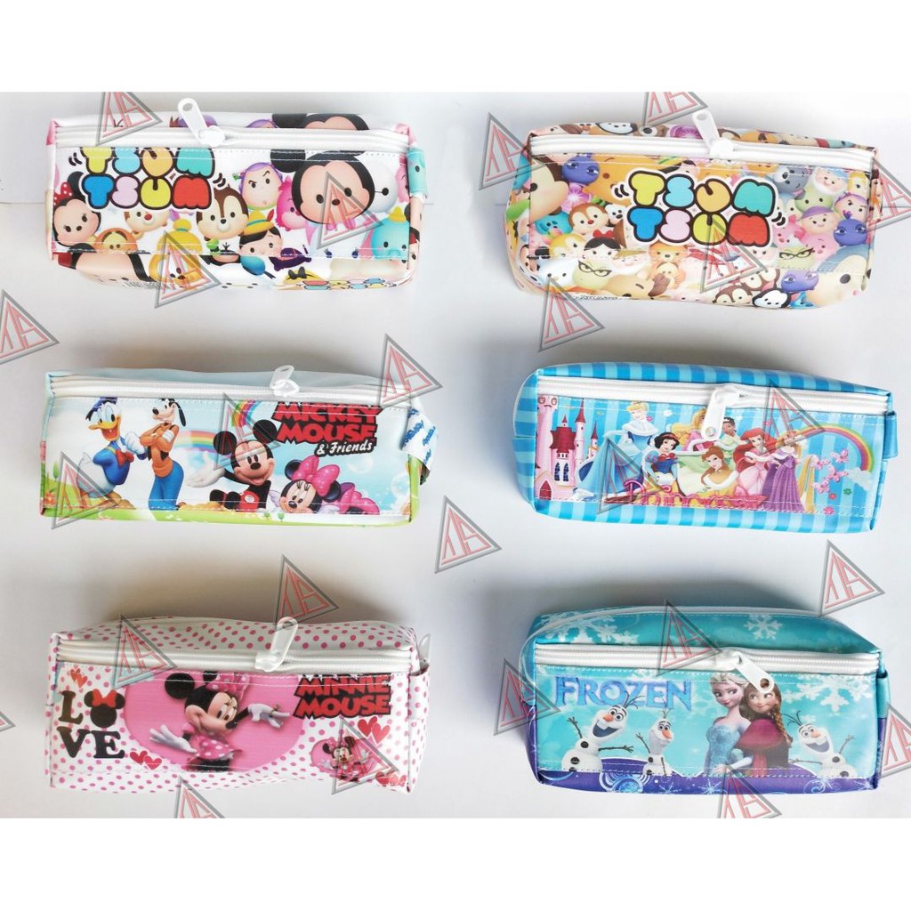 

TEMPAT PENSIL KAIN UNICORN TSUMTSUM MICKEY FROZEN PRINCES HELLOKITTY DORAEMON TAYO 2 SELETING 2S-430