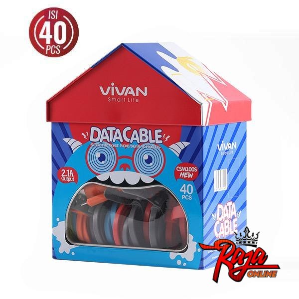 Kabel Data Charger Vivan CSM100 1Meter Micro USB
