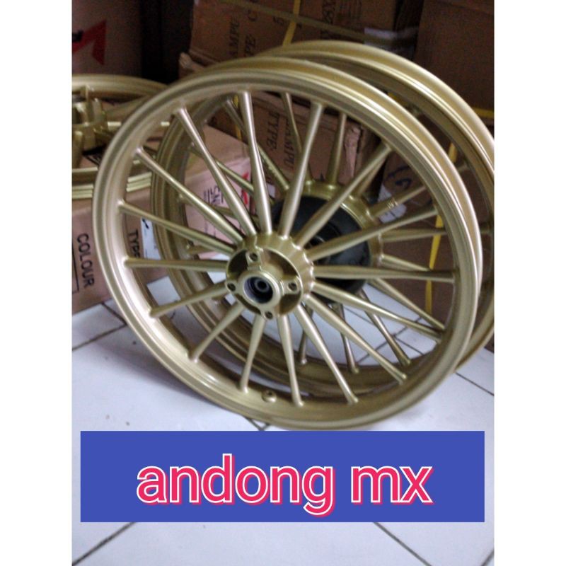 Velg Pelek V Rossi Model Andong Palang 16 Yamaha Jupiter Z,Vega Zr,Jupiter Mx 160/185