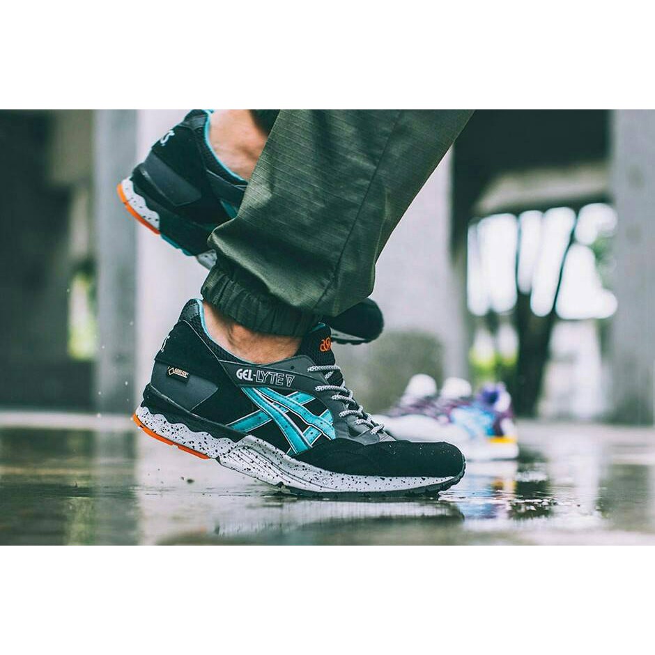 SEPATU ASICS GEL LYTE V GORE TEX GORETEX BLACK LATIGO BAY PREMIUM