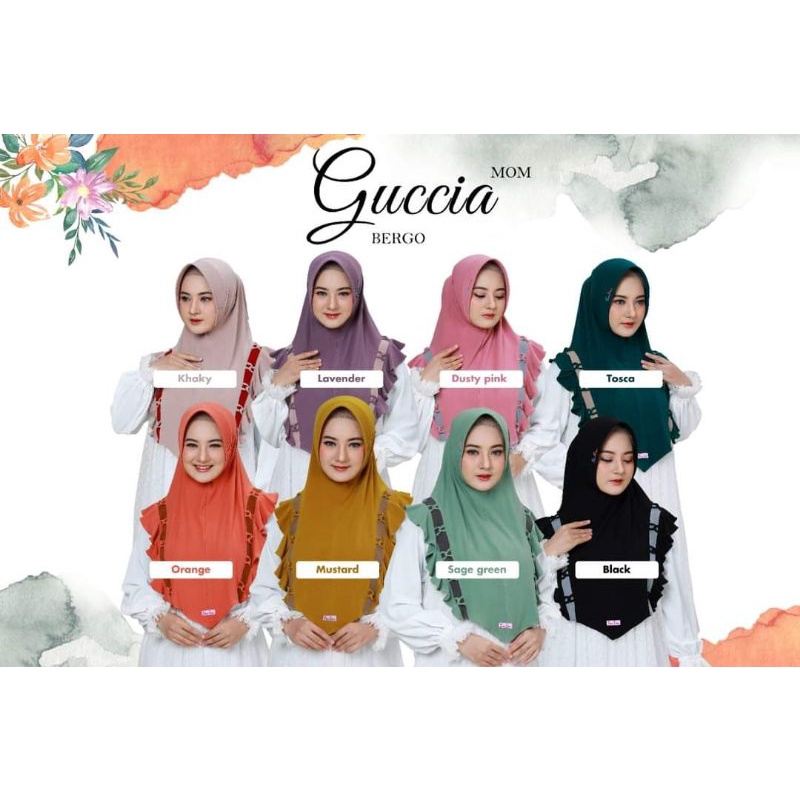Bergo hijab couple Guccia ori by Linalivia