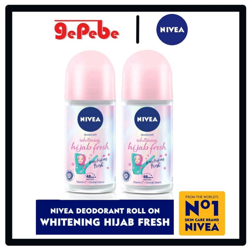 Nivea Deodorant Roll On Whitening Hijab Fresh 50ml