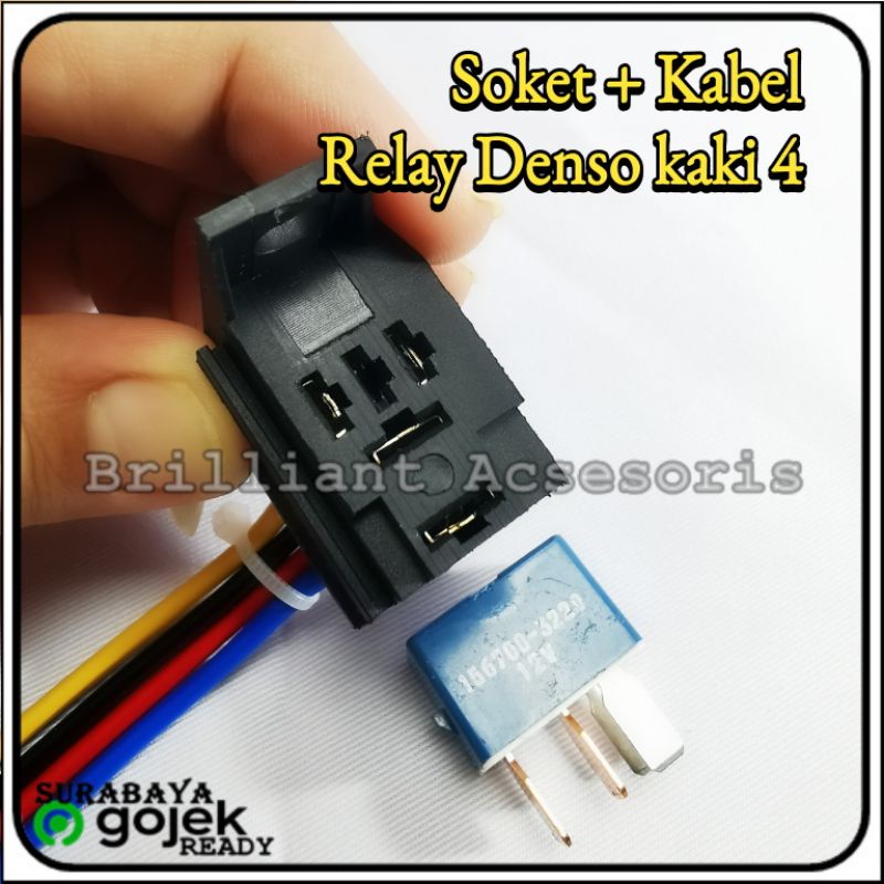 Soket Relay Kaki Khusus - For Relay DENSO / NAIS