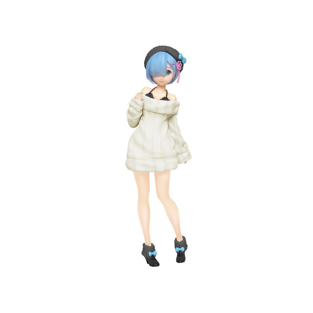 Taito Re Zero Precious Rem Knit Dress Ver 29980 / Koleksi / Figure / Collectible / Mainan / Pajangan