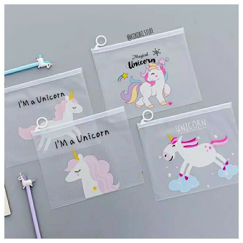 

Unicorn Pencil Case | Tempat Pensil Unicorn | Alat Tulis | Kokoro Stuff