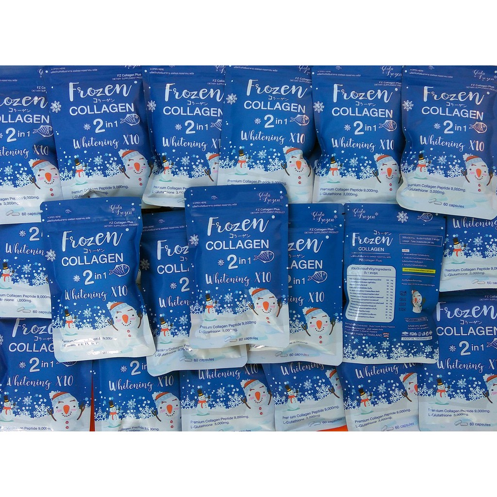 Frozen Collagen 2 in 1 Whitening X 10