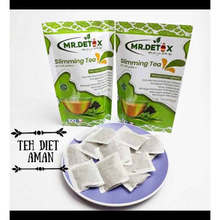 

TEH PELANGSING DIET AMAN HERBAL SLIMMING TEA 15BAG TEA