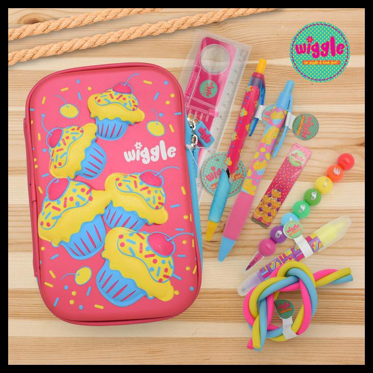 

READY STOK PAKET ALAT TULIS 8 PCS WIGGLE DESIGN CUPCAKE PAKET ALAT TULIS MURAH