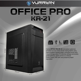 CASING VURRION OFFICE PRO INCLUDE PSU 500 WATT HEMAT NAMPOLL