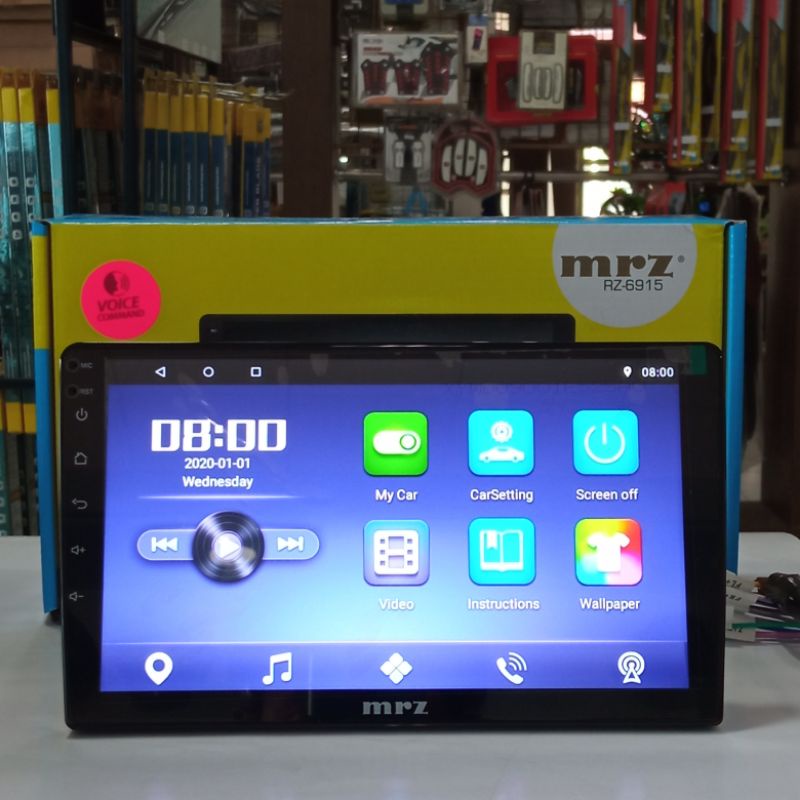 Head Unit Android Deckless MRZ RZ-6915 9inchi
