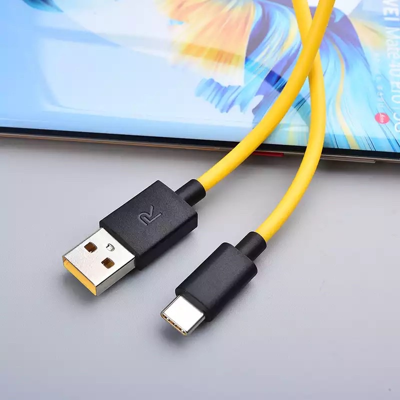 Kabel Data Realme Vooc Fast Charging - kabel data micro fast dan kabel data Type C fast - Realme