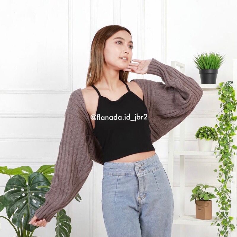 Liam Oversize Crop Bolero Cardigan PREMIUM BY ALMONDSHOP