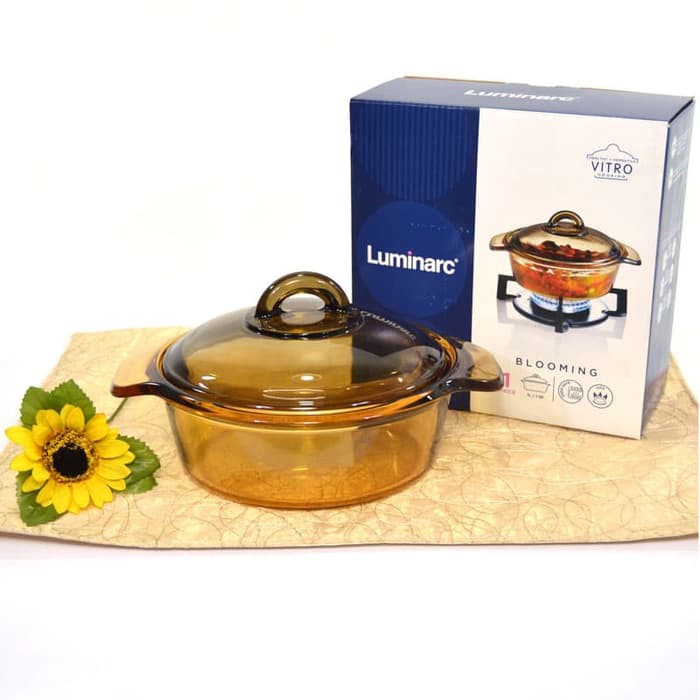 PANCI DAPUR ALAT MASAK LUMINARC VITRO AMBER CASSEROLE 