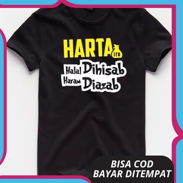 Baju Kaos Dakwah Pria Islami Muslim Tauhid Distro A46