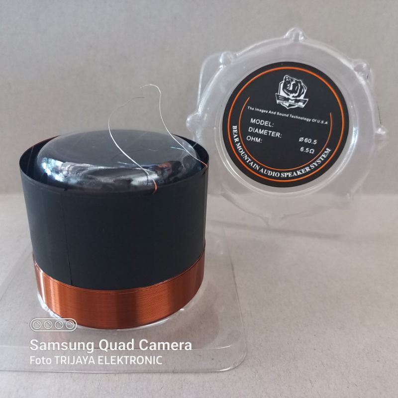 Spol Speaker 60,5mm BMA voice coil speaker spool spul SPULL ACR 15600 15500