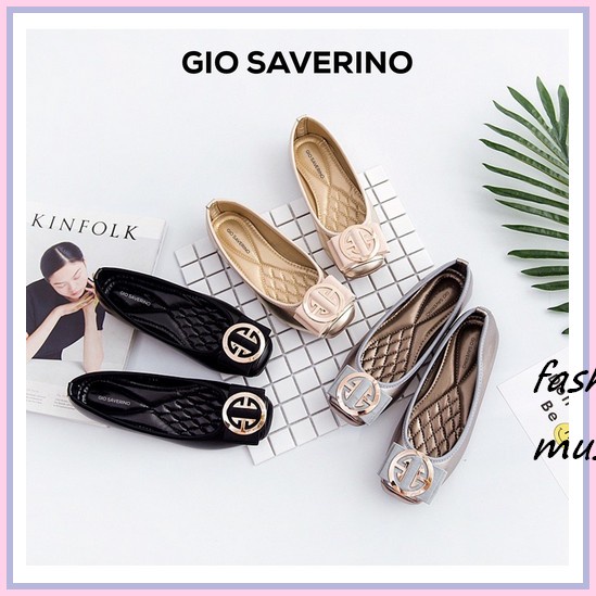 Sonne | Belle 8018 - Sepatu Sandal Kulit Wanita Gio Saverino Sepatu Wanita Flat Taihua Jessica