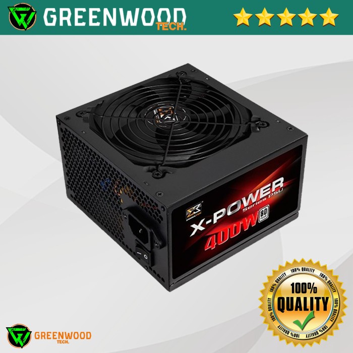Power Supply XIGMATEK X-POWER 400Watt PSU 400Watt 80+ PSU 400Watt