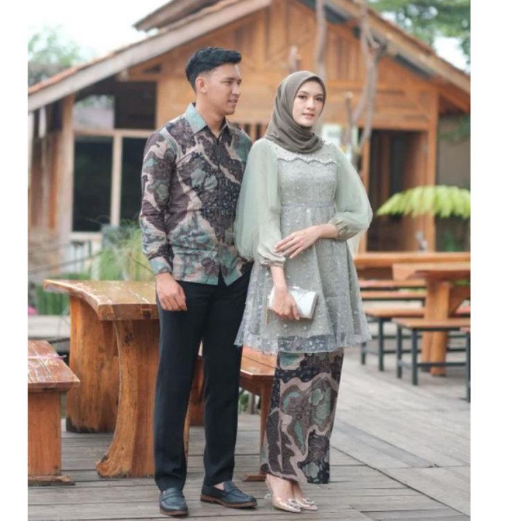 Bagus Dipakai.. Batik Couple Kebaya Modern Kebaya Tunangan Lamaran Baju Wisuda Baju Couple Kebaya Wi