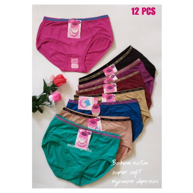 GROSIR 12 PCS CELANA DALAM WANITA FEMA ORIGINAL