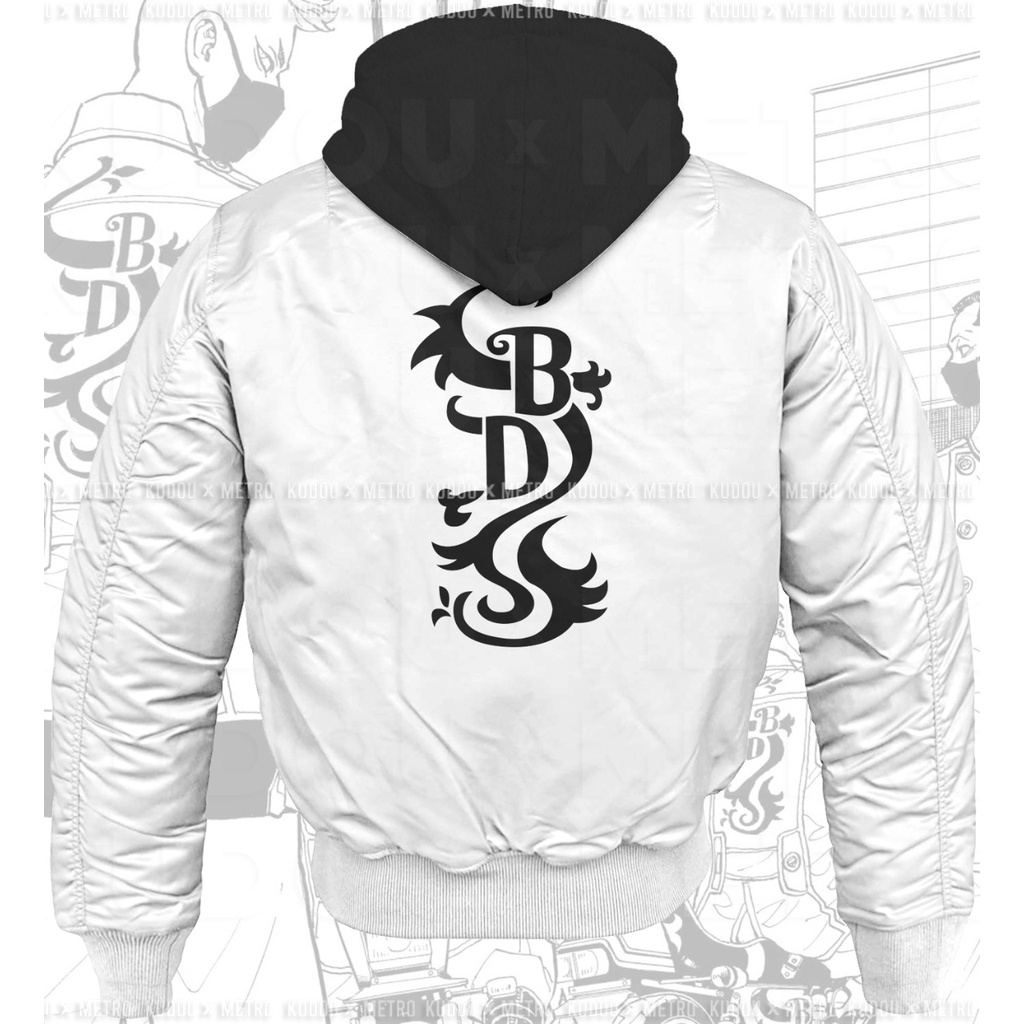 Premium Waterproof Bomber Black Dragon Anime Manga Tokyo Revengers Unisex