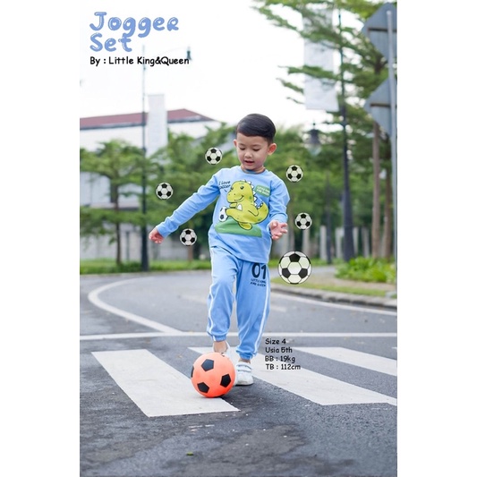 Setelan Joger Sporty Little King