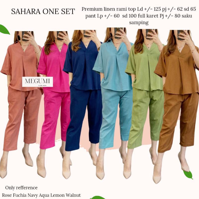 Sahara One Set by Megumi / Setelan Wanita