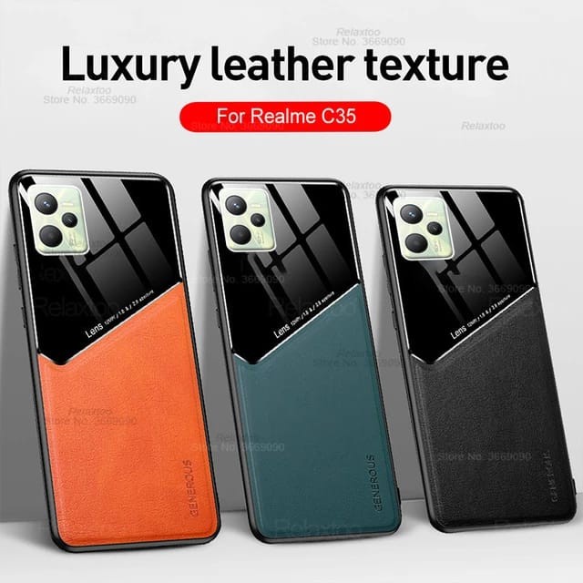 REALME C35 / NARZO 50A PRIME SOFT CASE PLEXIGLASS LEATHER