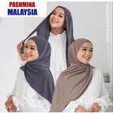 Pasmina Malaysia Ceruty Baby Doll Pasmina Instan