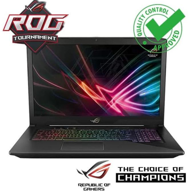 Keren Laptop Asus Rog Gl503Vd I7 7700 8Gb 128Gb 1Tb Gtx1050 4Gb Win10