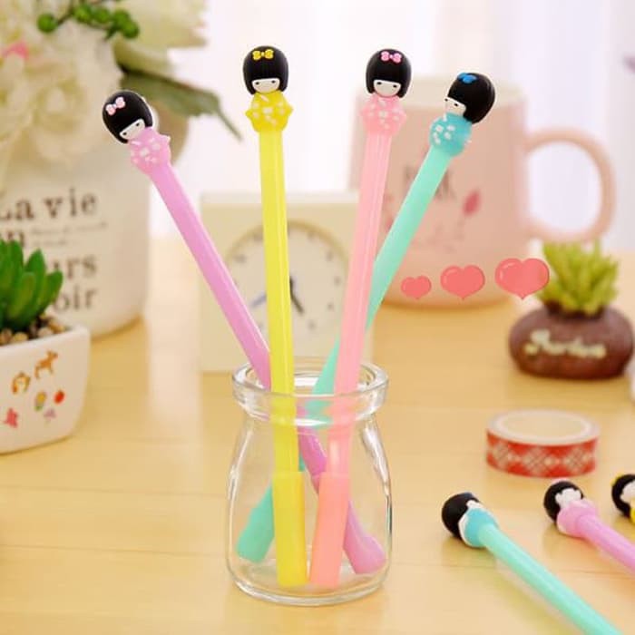 

EDW P43 Pulpen Kimono Girl Pen Pena Ballpoinit Bolpoin Jepang Unik Lucu