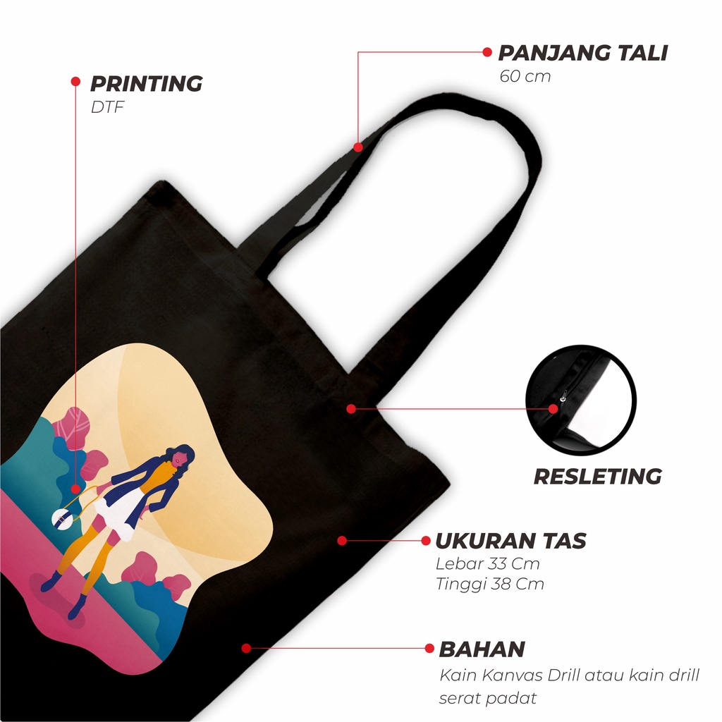 Sevine Totebag Tas Wanita Tote bag Resleting Black Series - CG1