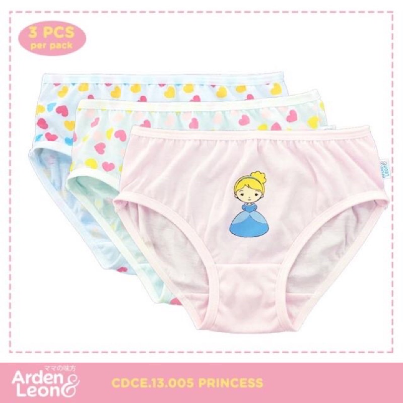 ArdenLeon Boxer Celana Pendek Anak Perempuan / Celana Dalam Anak CD / Arden Leon Shorts