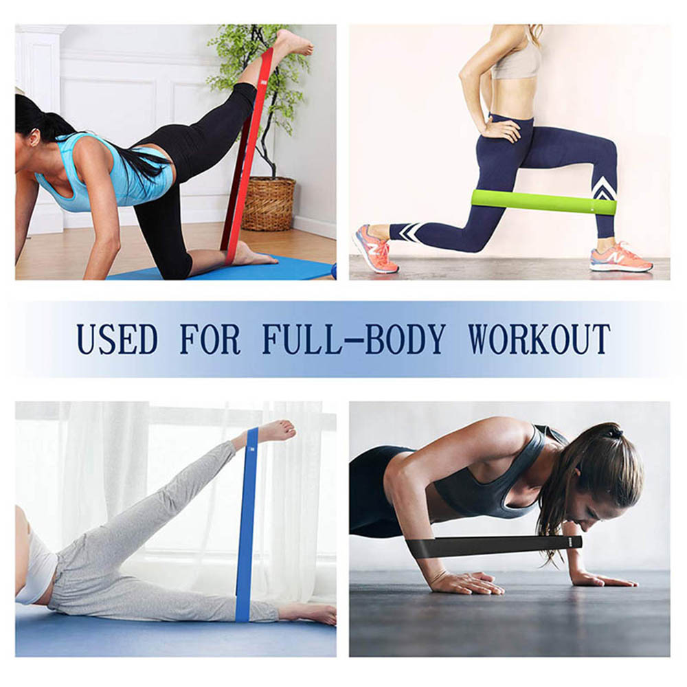 Hot Sale/Fitness Yoga Resistance Rubber Bands/Gelang Latihan Elastis Pilates/Natural Latex Workout Band/Set Latihan Kekuatan Tubuh Workout Band