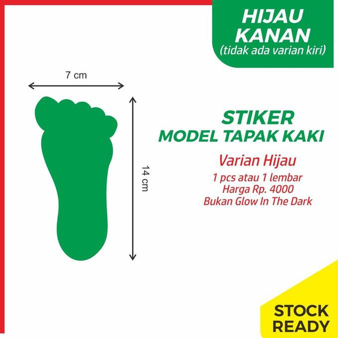 

Stiker untuk Anak Tangga (berbahan vinyl) - Warna Hijau TERBATAS