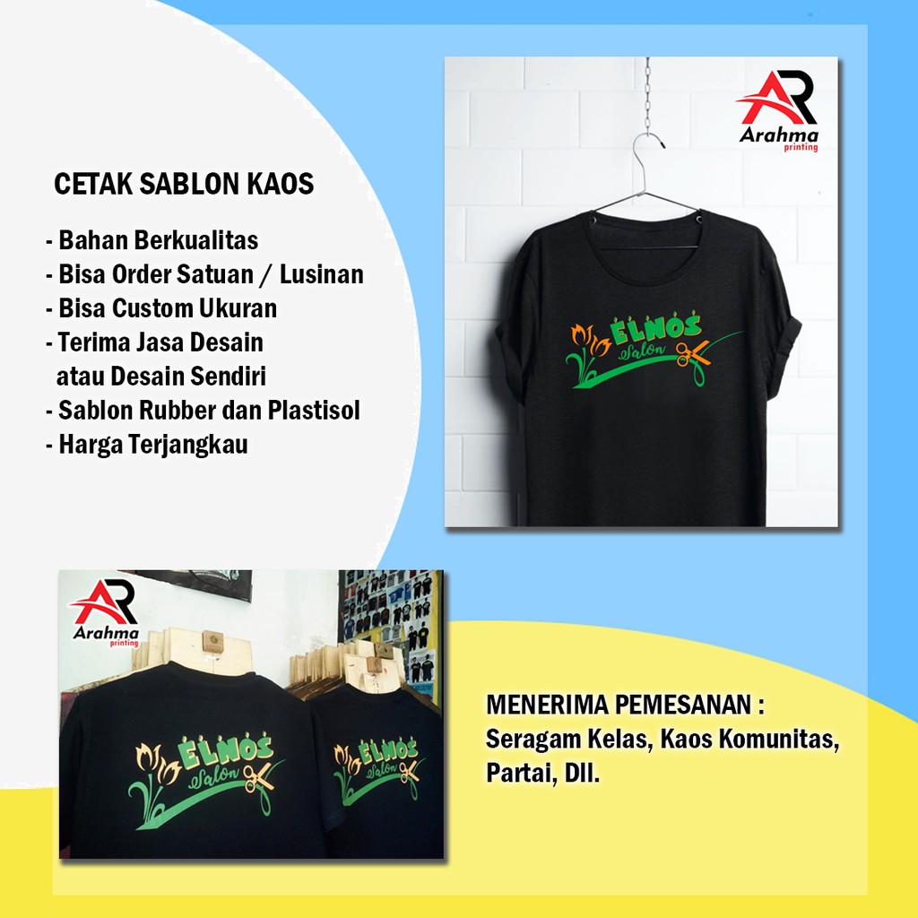 CETAK SABLON KAOS