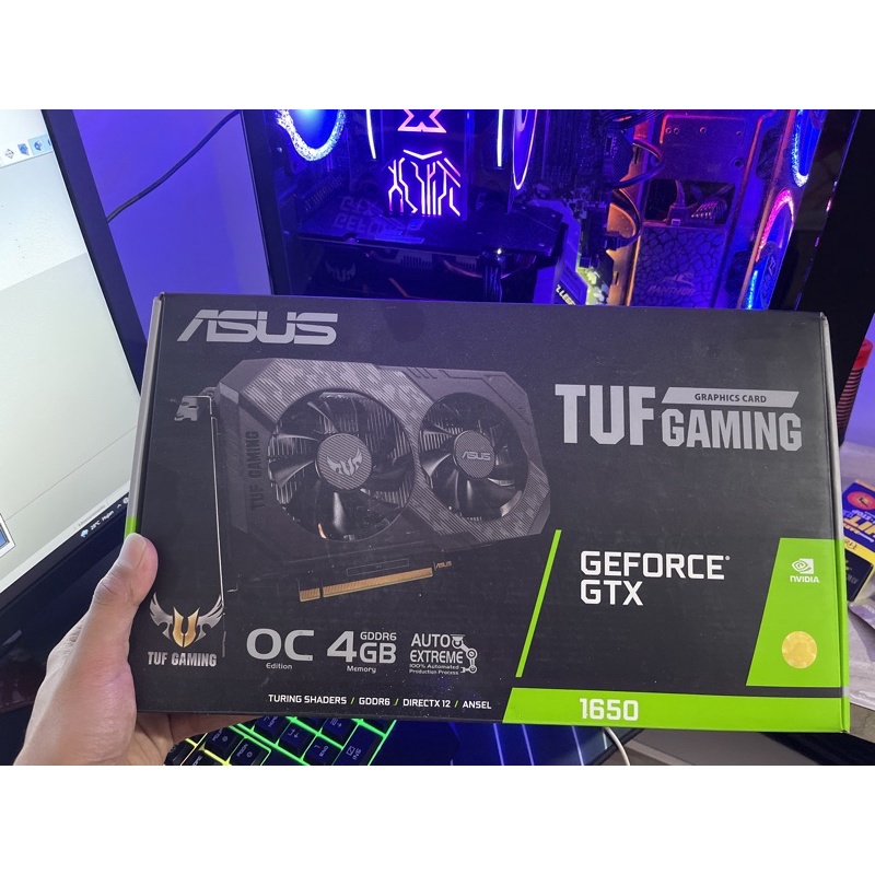 vga asus tuf gaming gtx 1650 like new