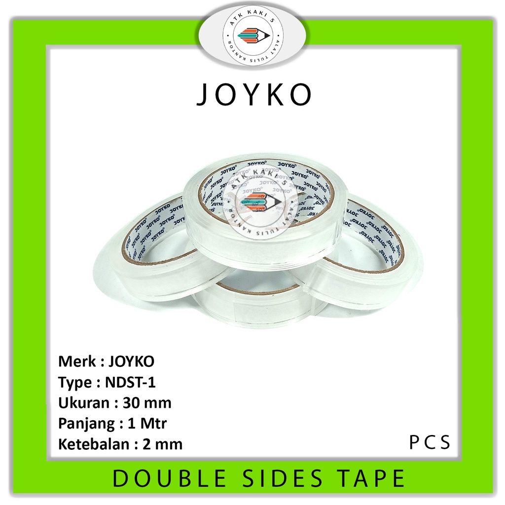 

JOYKO - NDST - 1 Nano Double Sides Transparant - Pcs