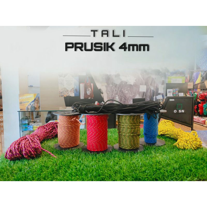 

Tali Prusik 4mm tali gelang ( permeter )