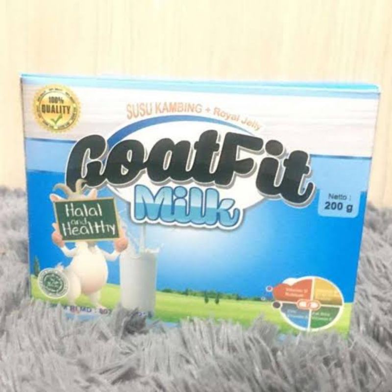 

Susu Kambing Etawa Goatfit Milk Full Cream Original Plus Royal jelly 10 Sachet