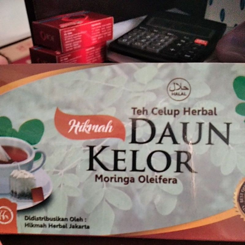 

teh celup daun kelor